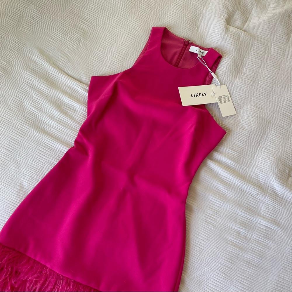 Brand New- LIKELY Cami Dress in Fuchsia Pink 💗✨ - Picture 10 of 15
